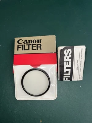 Canon New Old Stock VINTAGE In Original Pkg Camera Filter, Haze-1, 55mm, USA - Image 1 of 4