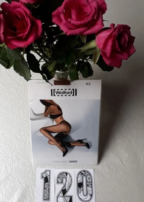 Wolford Twenties 11889 Fishnet Tights in Honey Size : XS Halloween Webs BNIP - Image 1 of 3