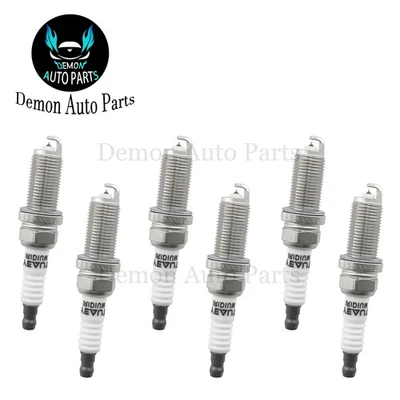 6 bujías de iridio Nissan para Frontier 2005-2019 4,0 L V6 Foto 1 de 4