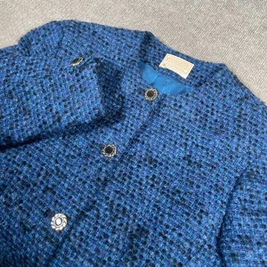 Traje Chaqueta Pendleton Vintage Mujer Talla Mediana Azul 100% Lana EE. UU. Negocios - Imagen 1 de 8