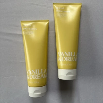 Victoria’s Secret Rosa Vainilla y Sueño Loción Corporal DOS Vainilla Caramelo Coco Foto 1 de 4