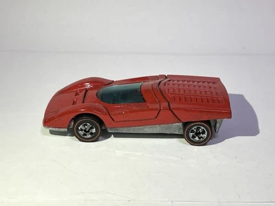 🔥 1970 Hot Wheels Redline  Ferrari 512S / 512-S Red Diecast Sports Car Restored - Image 1 of 4