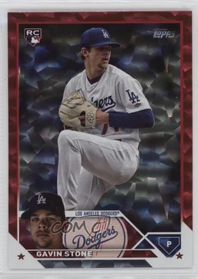 2023 Topps Update Red Foil /199 Gavin Stone #US70 Rookie RC - Image 1 of 2