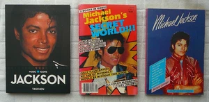 MICHAEL JACKSON SET AUS DREI BÜCHERN (CHILE UK & USA OOP - Bild 1 von 2