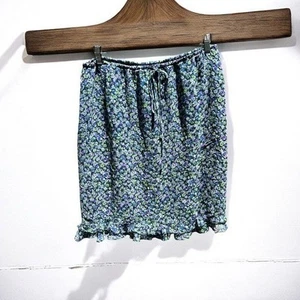 🌻Allison Taylor 90s/Y2K Floral Knielanger Seidenrock | Größe XL - Bild 1 von 5
