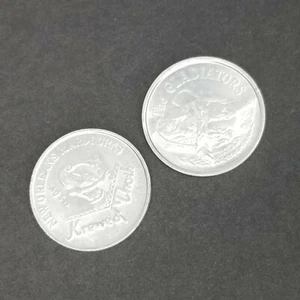 Moneda Gladiadores Hijos del Sur 1989 Mardi Gras Doubloons Krewe of Thoth 1983 - Imagen 1 de 8