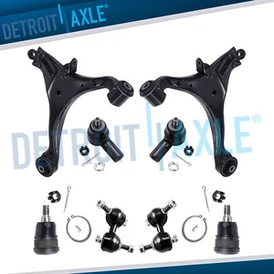 Front Lower Control Arms Tie Rods Suspension Kit for 2001 2002-2005 Honda Civic - Picture 1 of 8