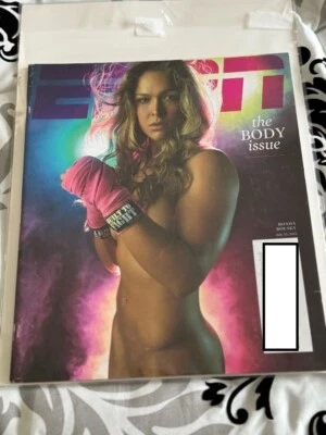 ESPN THE BODY MAGAZINE 2012 RONDA ROUSEY UFC MMA WWE CHAMP SUPERSTAR STORAG BAG - Image 1 of 4