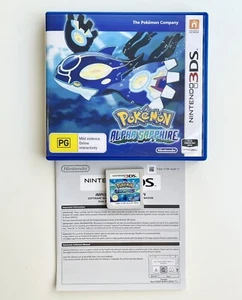 🔥 COMPLETE & MINT 🔥Pokemon Alpha Sapphire (Nintendo 3DS 2014) CIB. AUS PAL - Picture 1 of 6