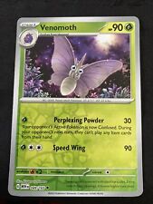 Venomoth 49/165 Reverse Holo Pokemon 151 English TCG Card - NM/MINT+
