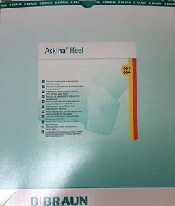 B BRAUN ASKINA HEEL DRESSINGS NEW IN BOX 2 BOXES APOSITOS DE TALON ESTERILES  - Bild 1 von 2