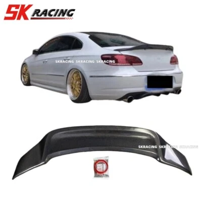 Спойлер закраина крыло заднего багажника из настоящего углеродного волокна для VW Volkswagen CC 2009-2018 - Изображение 1 из 4