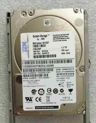 IBM 00Y2507 00Y2432 00AR010 2.5 in 1.2TB 10K 6G SAS V3700 Hard Drive HDD - Image 1 of 4