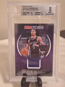 2023-24 Hoops Rookie Remembrance #9 Tyrese Haliburton BGS 8  - Picture 1 of 2
