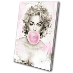 Madonna Pop Art Iconic Celebrities SINGLE CANVAS WALL ART Picture Print - Picture 1 of 1