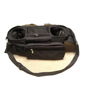 Stroller organizer tote bag universal removeable pouch cup holders storage Black - Picture 1 of 12