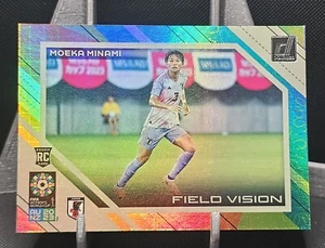 2023 Donruss FIFA Women's World Cup Field Vision Moeka Minami #13 Japan RC - Picture 1 of 2