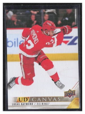 Lucas Raymond 2022-23 Upper Deck UD Canvas #C149 Detroit Red Wings - Image 1 of 2