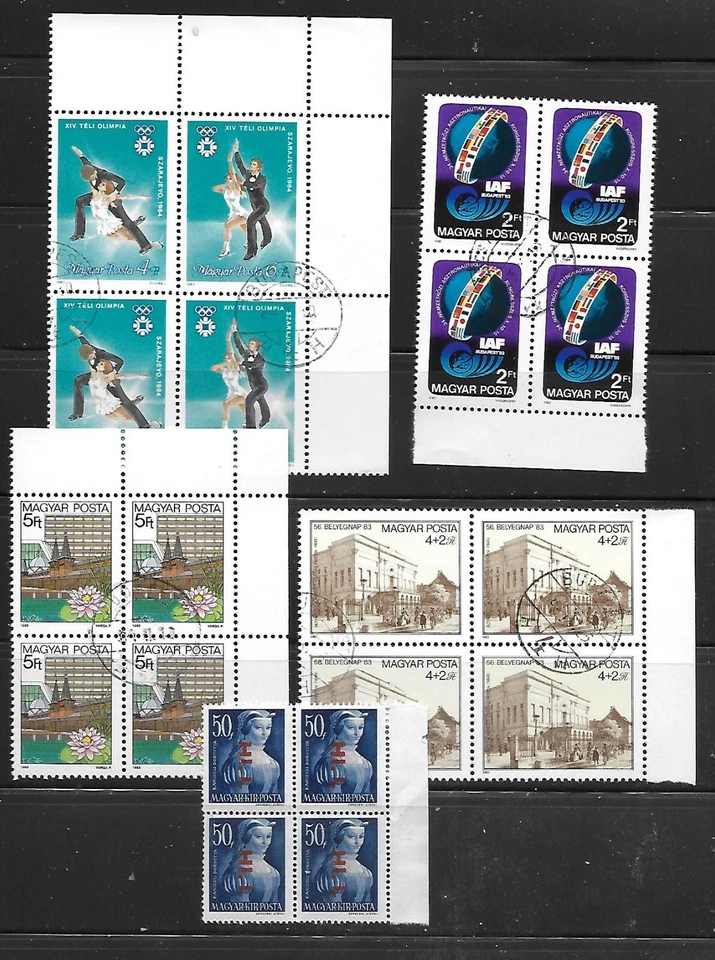 Hungary - Selection of Five Blocks of Four as shown - Image 1 of 1