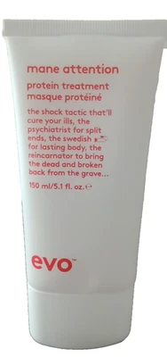 Tratamiento de proteínas EVO melena atención 150 ml/5,1 oz sin parabenos ni sulfatos nuevo sin caja Foto 1 de 4