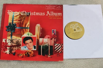Elvis Presley  - Elvis' Christmas Album -  GREEN VINYL Gatefold US LP - Image 1 of 4