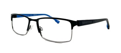 NEW FLEXON E1042 001 BLACK AUTHENTIC EYEGLASSES 54-17-140 - Image 1 of 4