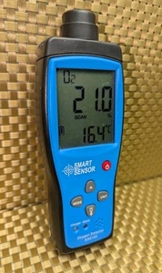 AR8100 Hand Sauerstoffdetektor, Sauerstoff O2 Detektor Analysator Wiederaufladbar O2 Met - Bild 1 von 13