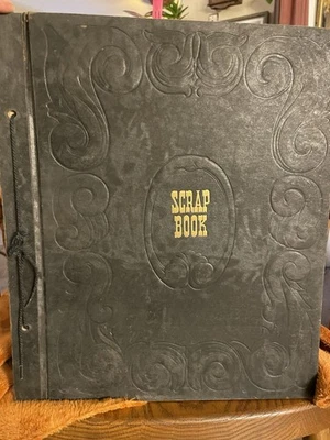 Álbum de recortes eduardiano con páginas vintage sin usar Foto 1 de 4