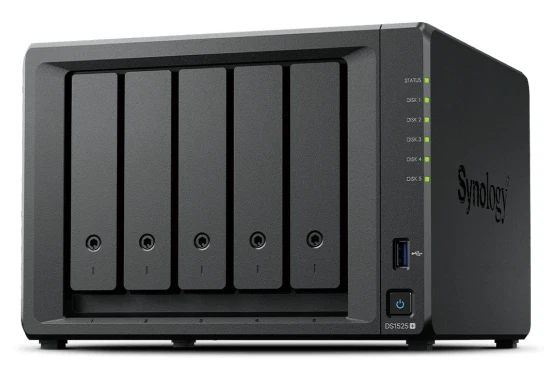 Synology DiskStation DS1525 5-Bay 3.5" 2.5 GbE (Tower) AMD Ryzen Quad Cor