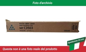 841816 Ricoh MP C3003 Cartuccia del Toner Ciano - Afbeelding 1 van 4