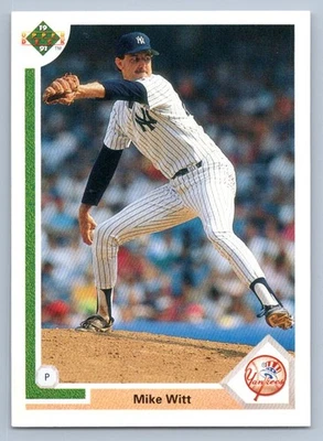 1991 Upper Deck Mike Witt #429d New York Yankees - Image 1 of 2