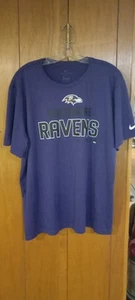 NIKE Baltimore Ravens Dri-fit Tee-shirt! Stretchable! XXL - Picture 1 of 3