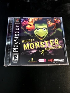 Muppet Monster Adventure PS1 Ersatzhülle - OHNE SPIEL OHNE ANLEITUNG - Bild 1 von 3