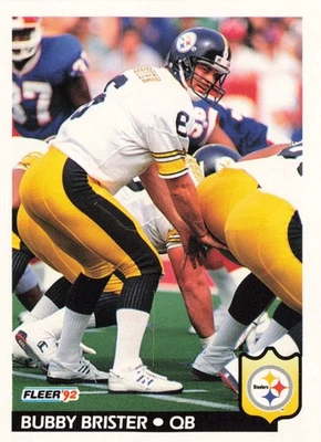 Bubby Brister 1992 Fleer #341 NM - Image 1 of 2