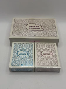 Ariana Grande Playing Cards Pink Cloud NEW SEALED Limited Edition 2 Decks w/Case - Picture 1 of 12