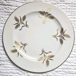 Hutschenreuther Selb Bavarian Germany Bavaria Golden Gold Wheat Grain Plate - Picture 1 of 7