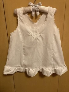 Vintage 1980er Mädchen Größe 4 Baumwollmischung Dutchmade Marke Slip Made in USA - Bild 1 von 4