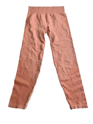 Victoria Secret ROSA Entrenamiento Sin Costuras Ajustado Cintura Alta Leggings Talla M Foto 1 de 4