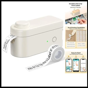 Smart Etikettendrucker Bluetooth - Effizient, Tragbar & 203dpi Druckauflösung - Bild 1 von 1