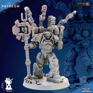 Technomancer | Ghamak | Compatible con Grimdark - Nerd3DForge - Imagen 1 de 1