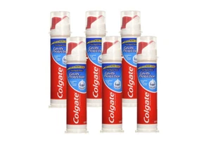 6x Colgate Toothpaste Cavity Protection Regular Pump 100ml - Picture 1 of 1