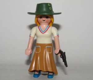 Playmobil Cowgirl Western mit Gewehr & grünem Hut - C13 - Bild 1 von 4