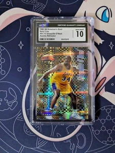 SHAQUILLE O'NEAL CGC 10 1997 BOWMAN'S BEST CUTS #BC10 ATOMIC REFRACTOR - Picture 1 of 2