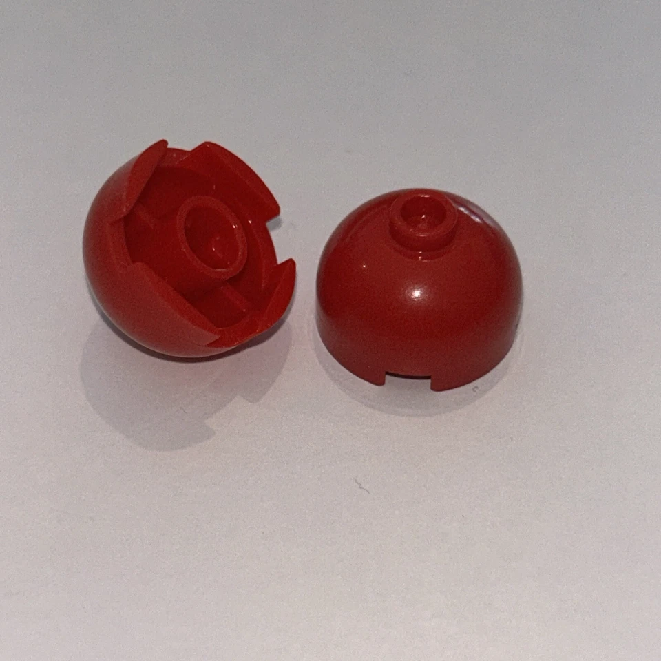 LEGO® 6429055 - 553 - Stein, Rund 2 x 2 Dome Top - Rot - 1 Stück - Bild 1 von 1