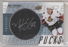 2016-17 Upper Deck Trilogy Signature Pucks Mike Hoffman #SP-MH Auto