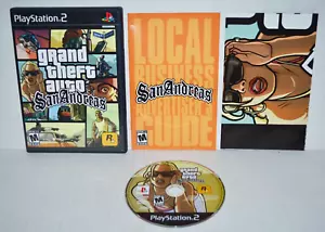 Grand Theft Auto San Andreas PlayStation 2 PS2 First Print Hot Coffee Variante! - Bild 1 von 7