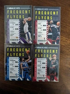 2020-21 NBA Hoops Frequent Flyer cards lot 4x Silver inserts Anthony Davis - Picture 1 of 2