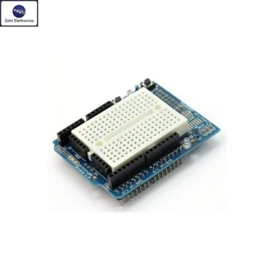MODULO SCHEDA ESPANSIONE PROTO SHIELD PER ARDUINO UNO R3 E BREADBOARD 170 PT - Immagine 1 di 4