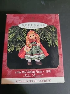 Hallmark Keepsake Ornament Little Red Riding Hood 1991 Madame Alexander  - Picture 1 of 2
