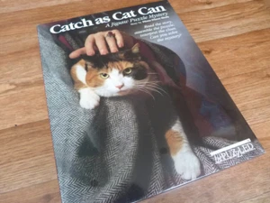 Cat Jigsaw Puzzle Mystery BePuzzled Catch As Cat Can 500 Pieces 1988 New sealed - Picture 1 of 5